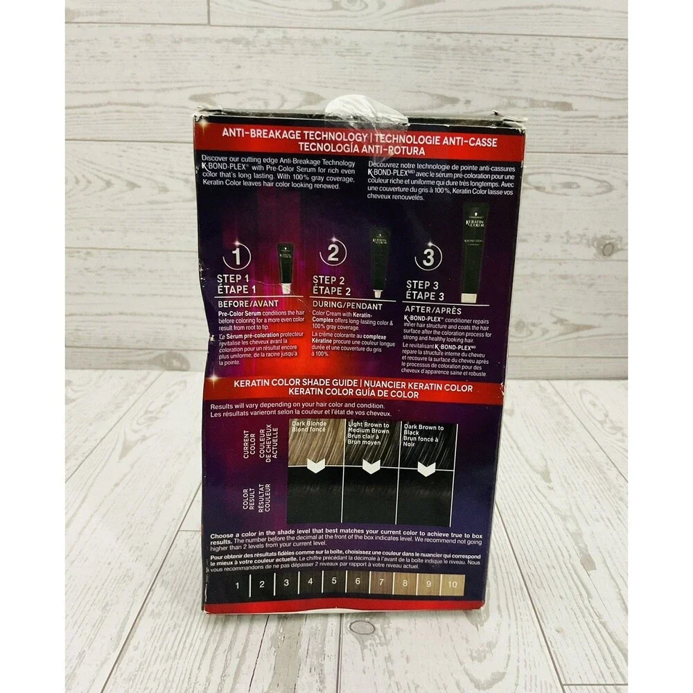 Schwarzkopf Keratin Color 2.6 Rich Soft Black Permanent Hair Color